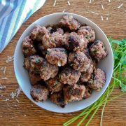 meatballs in bowl