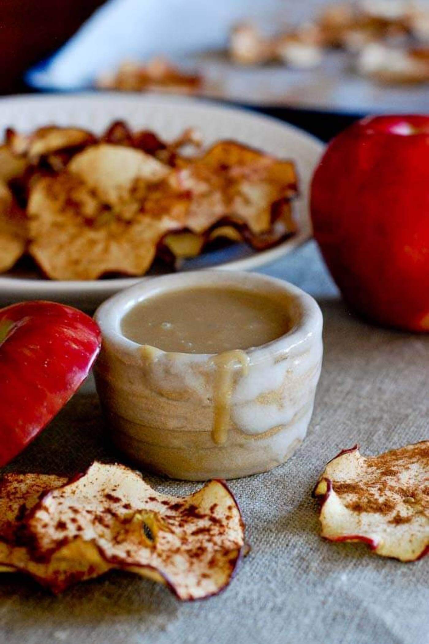 maple tahini dip.