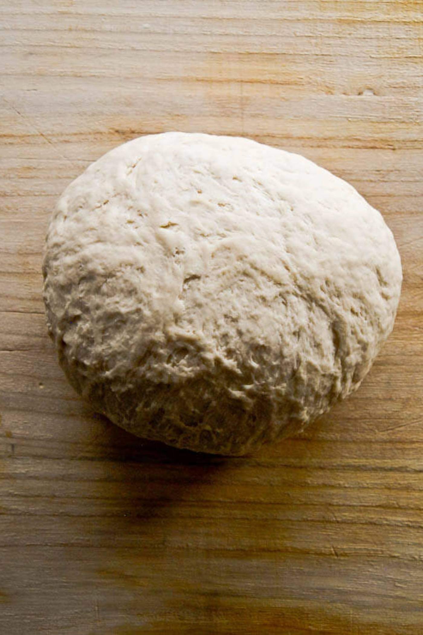 pita bread dough.