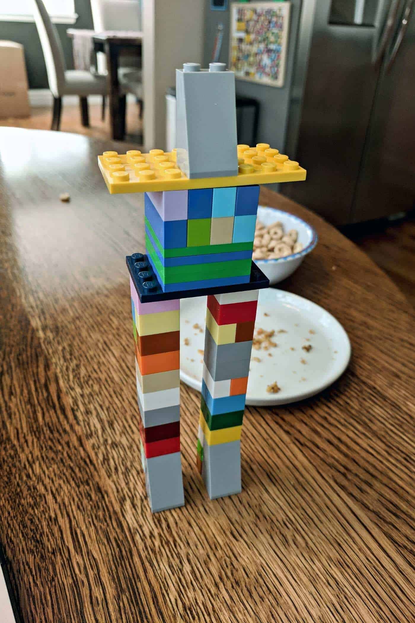 lego tower.