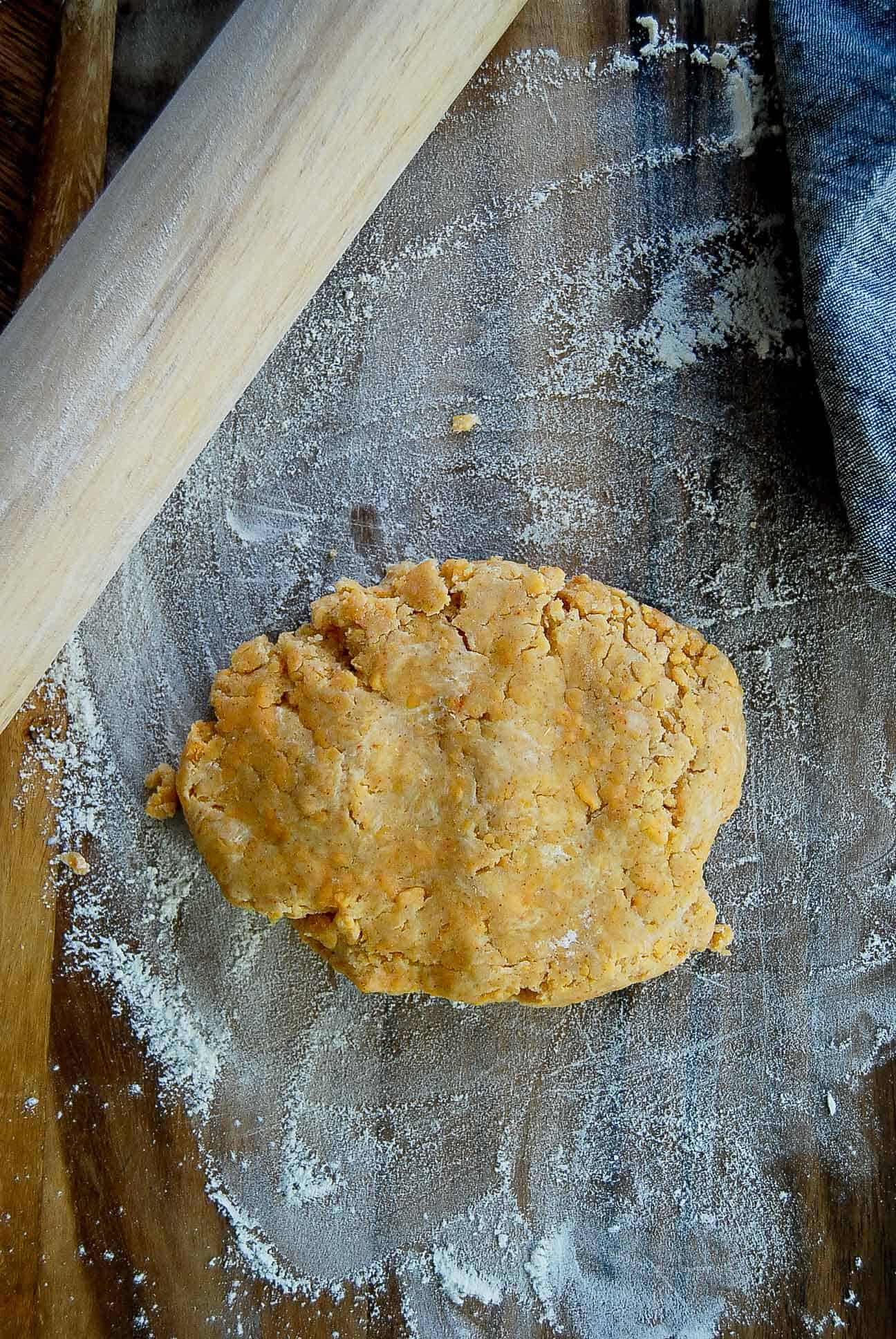 dough for cheddar cheese straws.