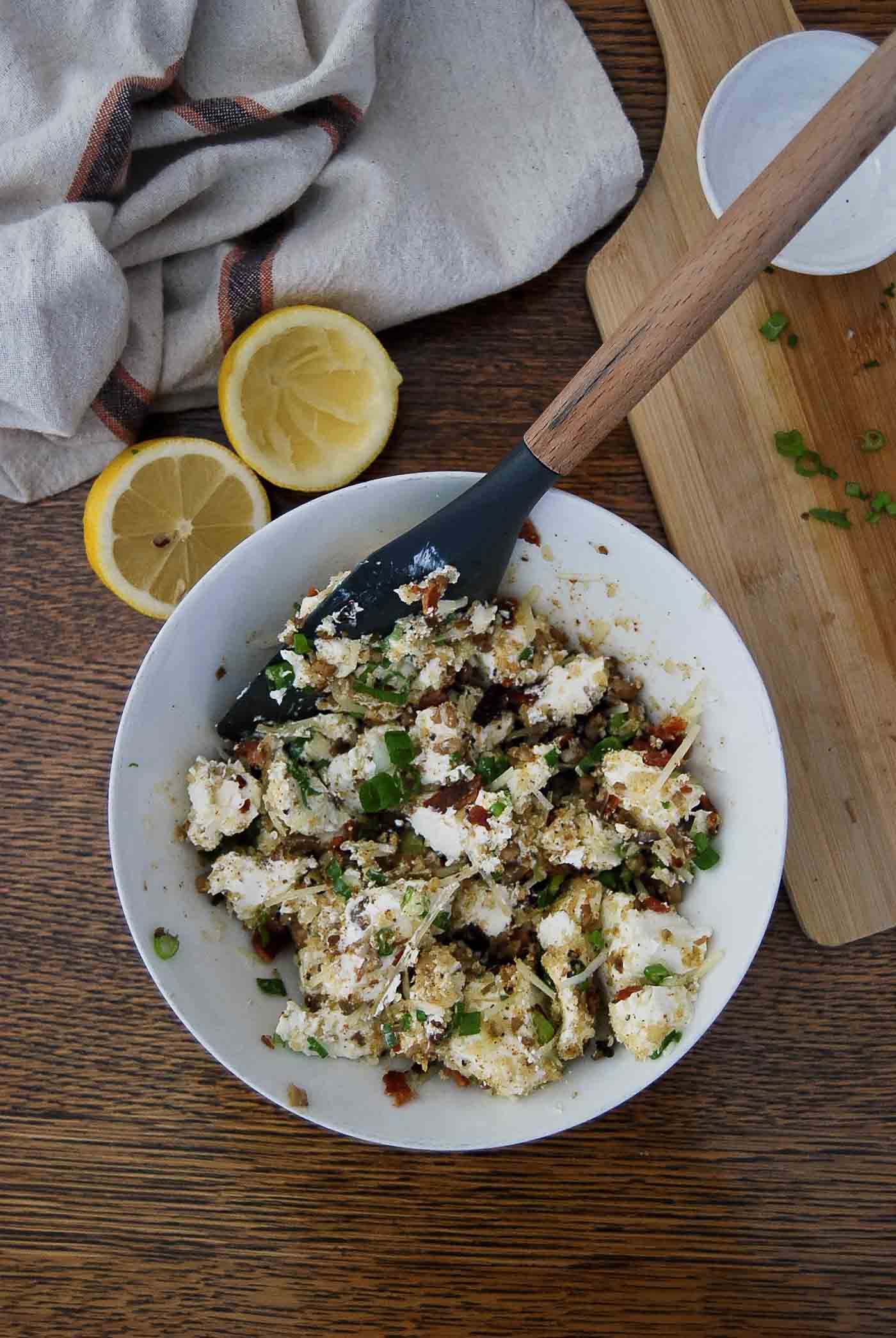 cream cheese filling for stuffed mushrooms.