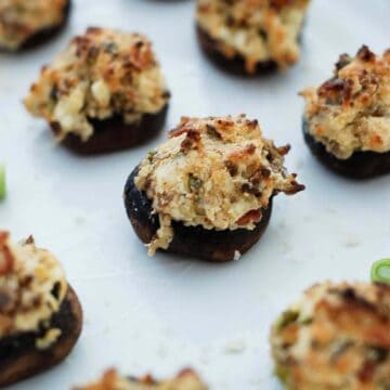 cream cheese stuffed mushroom.