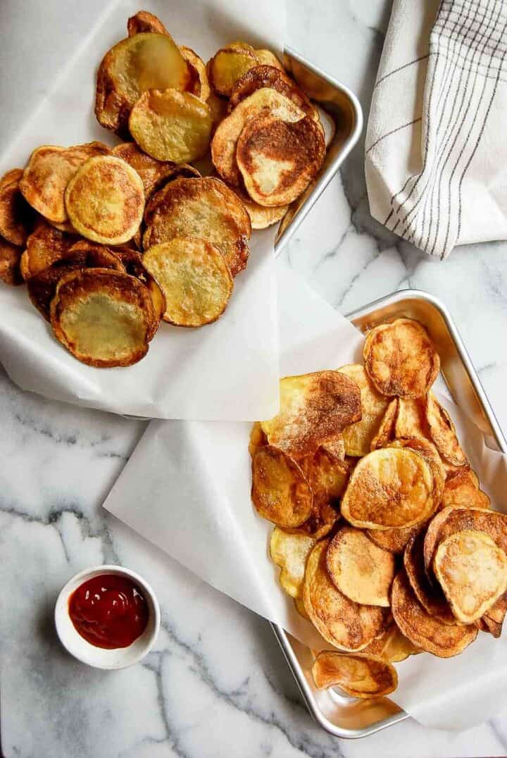 Quick And Easy Homemade Yukon Gold Potato Chips Front Range Fed