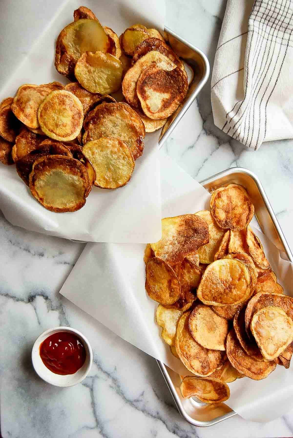 Thin Crispy Potato Chips  The Best Homemade Potato Chips Ever