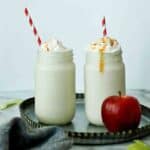 closeup of wendy's caramel apple frostys