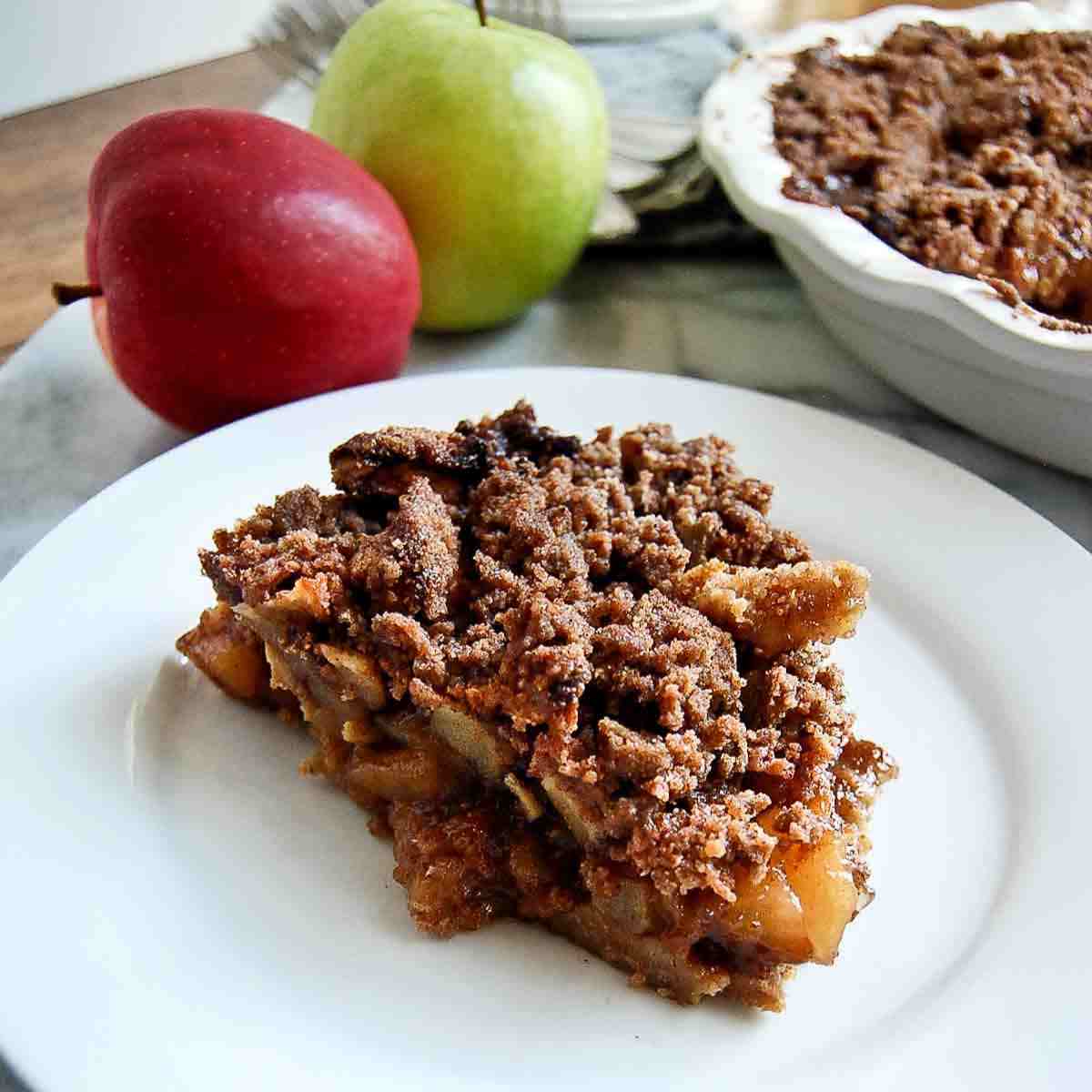 Apple Pie with Graham Cracker Crust - Salt & Baker