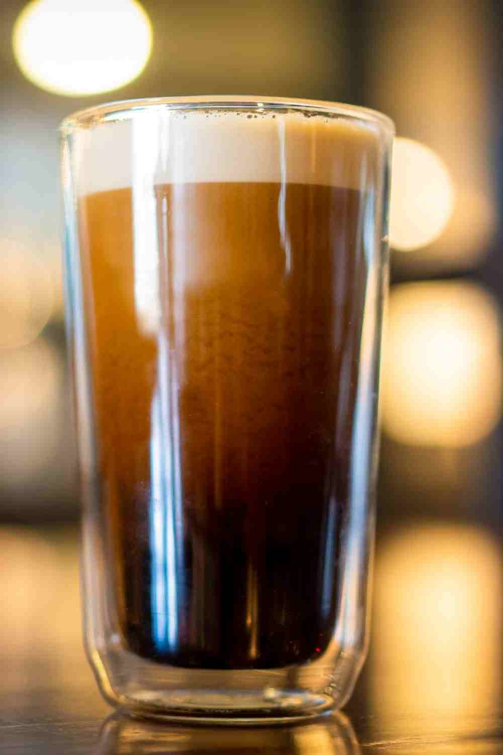 nitro cold brew in cup.