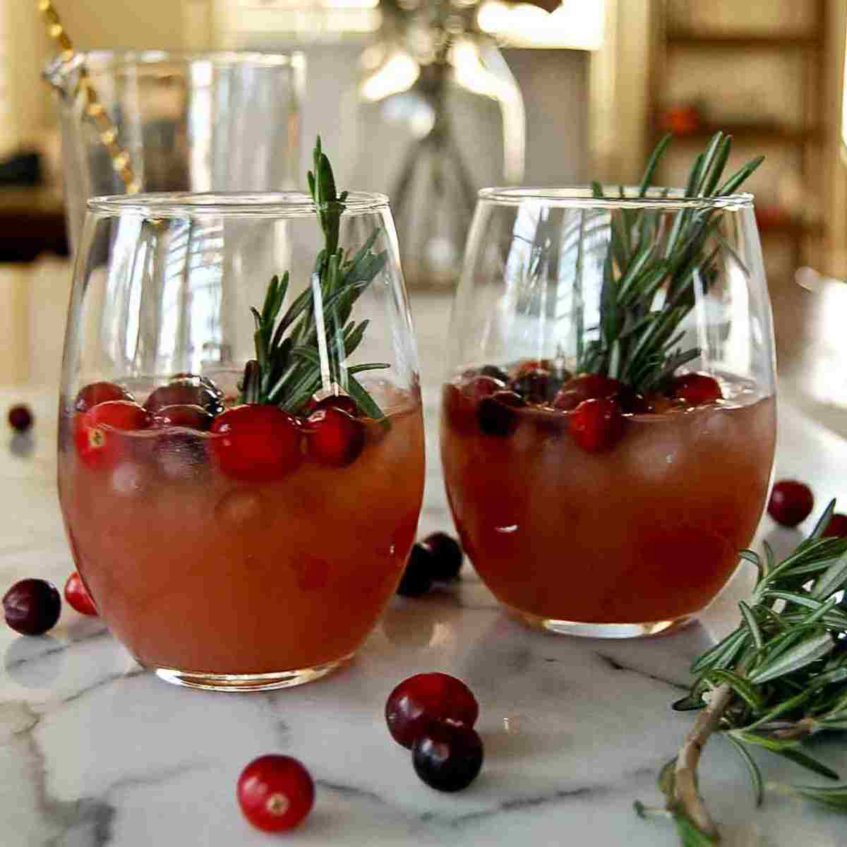 Cranberry Orange Whiskey Sour (Easy Holiday Cocktail!)