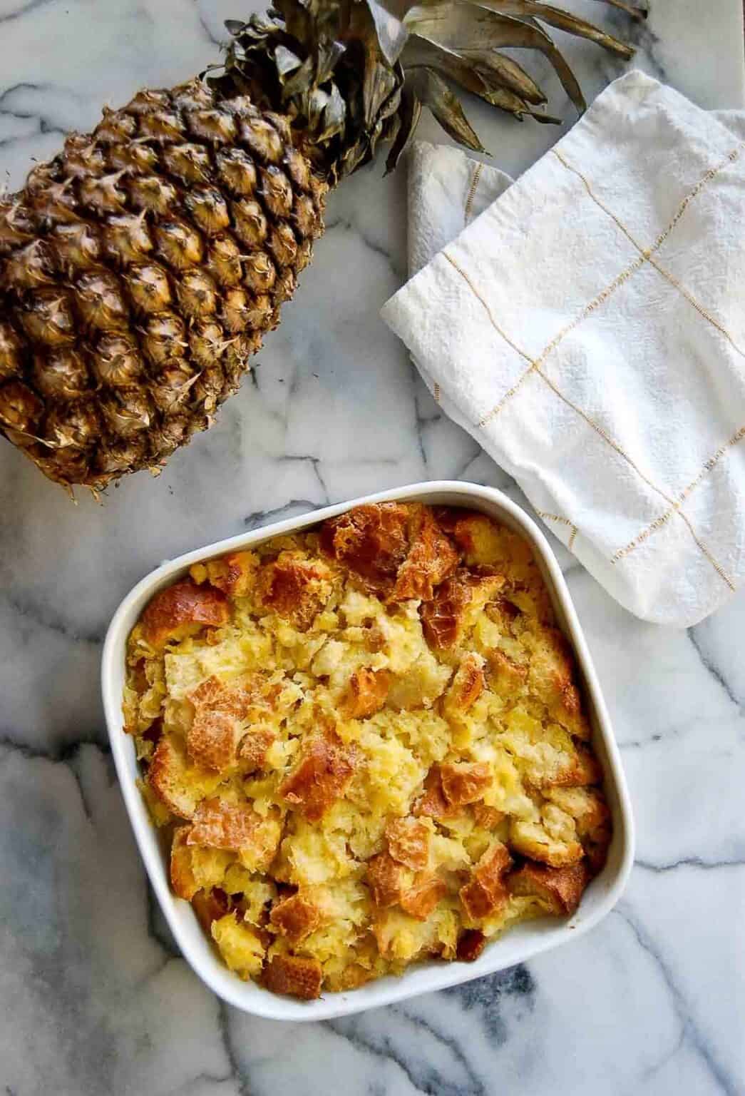 OldFashioned Scalloped Pineapple Casserole Front Range Fed