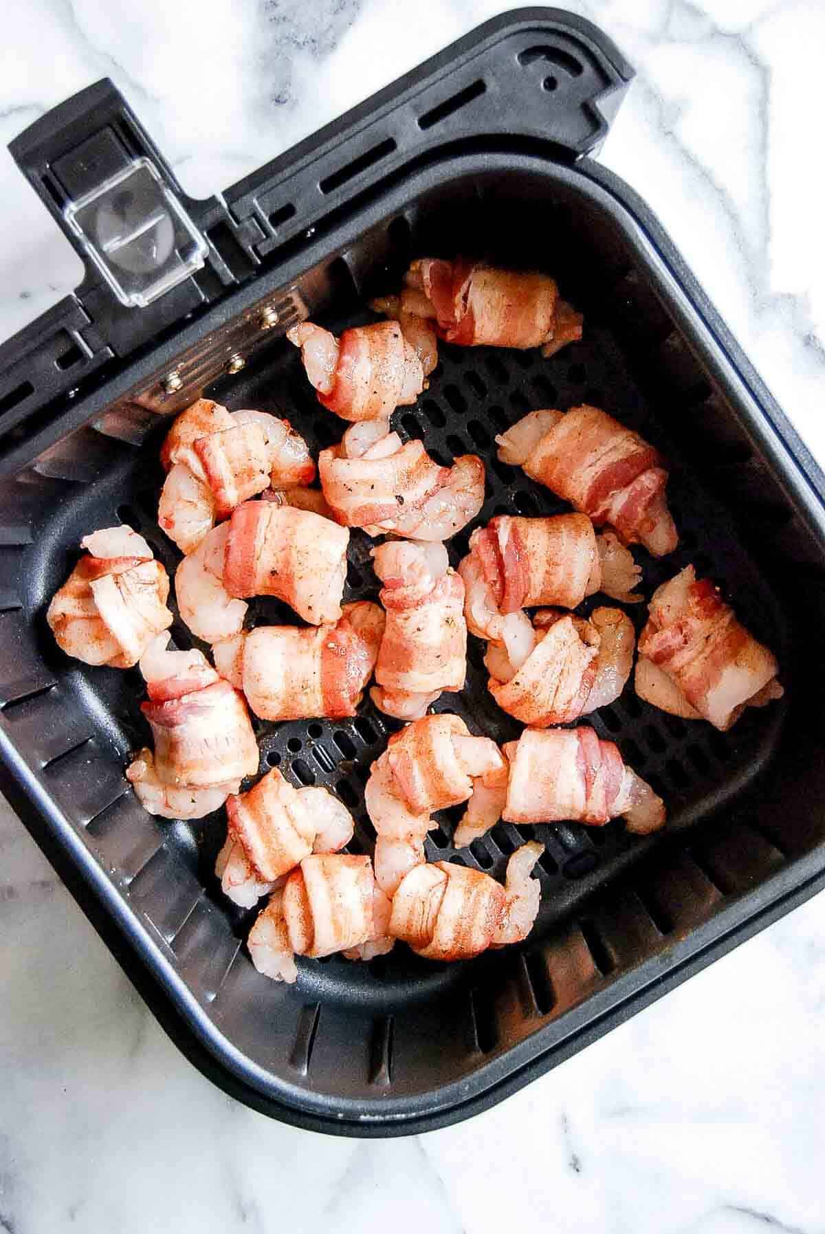 bacon wrapped shrimp in air fryer.