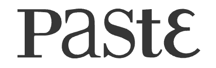 paste magazine logo.