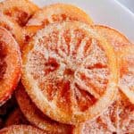 candied orange slices.
