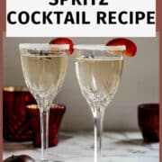 sugarplum spritz cocktail