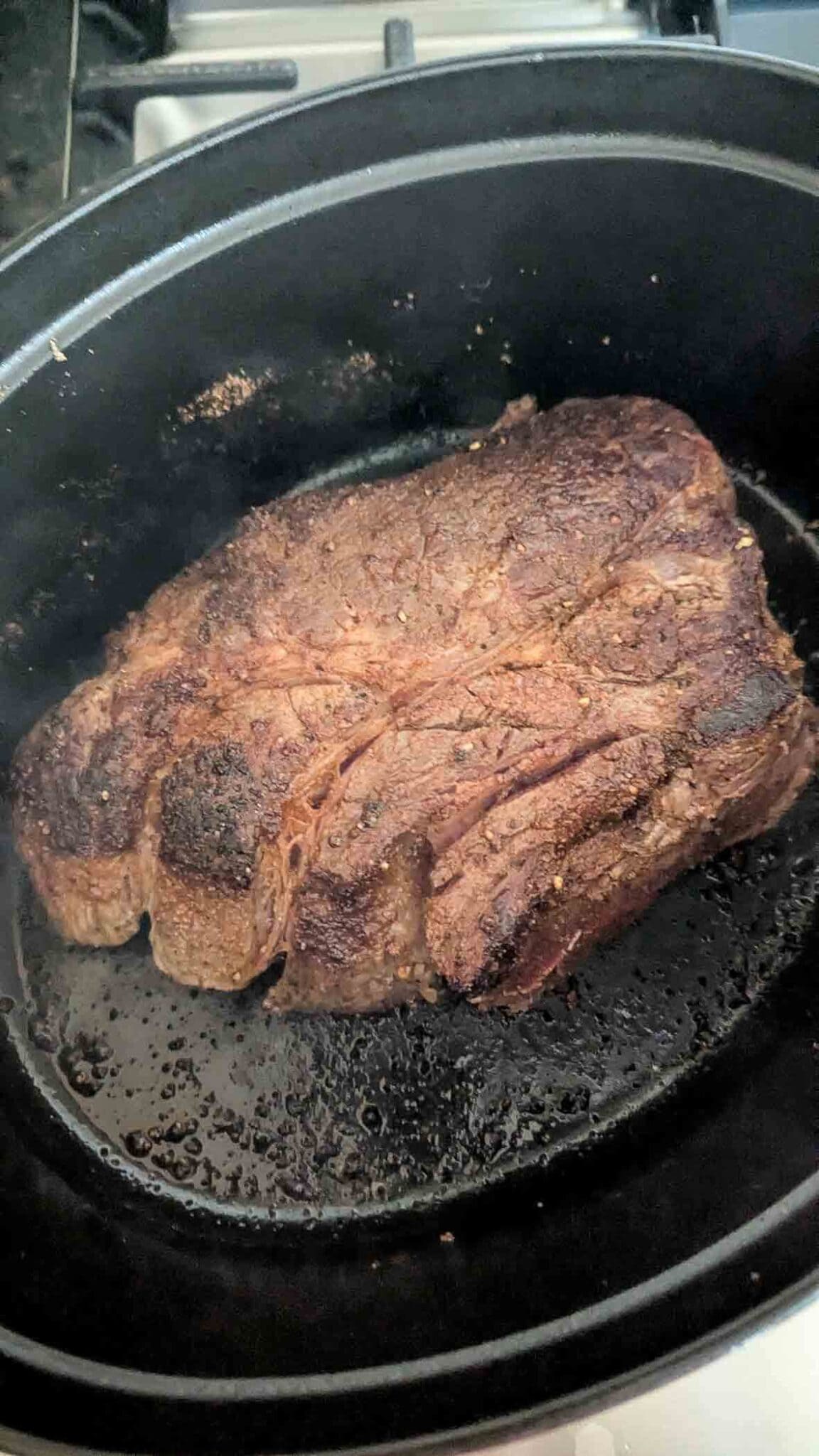 Dutch Oven Pot Roast (Fall-Apart Tender Chuck Roast Recipe)